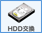 HDDとSSD交換